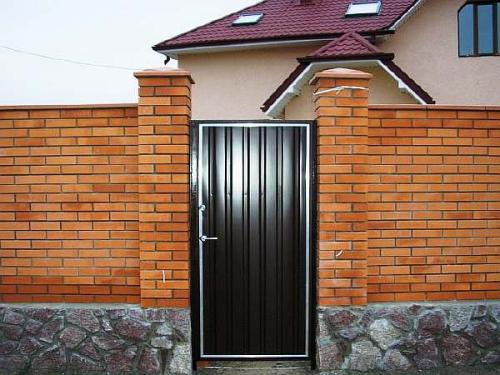 Размер ворот в частном доме. Размеры ворот и калитки для частного дома