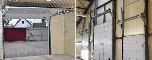 Конструкция и принцип работы секционных ворот для гаража. Конструкция 08 Конструкция и принцип работы секционных ворот для гаража. Конструкция 08