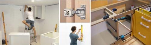 Сборка кухни инструкция. Собираем кухонный гарнитур своими руками, как конструктор