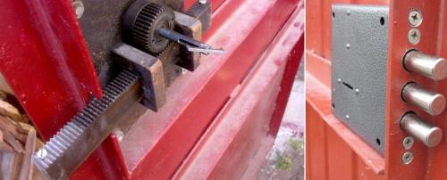 Запор для распашных ворот гаража и ограждения своими руками. Надежные варианты запорного механизма для ворот гаража