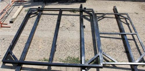 Гаражные ворота из уголка своими руками. Ворота из уголка – качественно и быстро своими руками