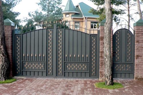 Ворота на участок своими руками. 
