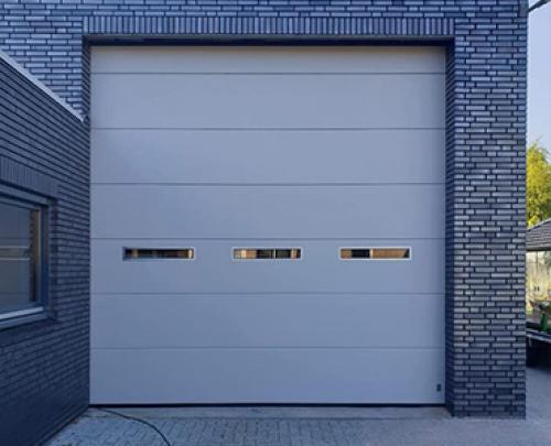 Откатные ворота с калиткой. Как сделать откатные ворота своими руками 03