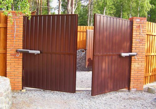 Ворота на участок своими руками. 