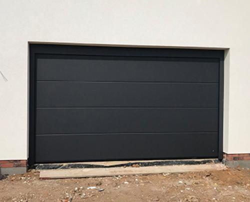 Откатные ворота с калиткой. Как сделать откатные ворота своими руками 04