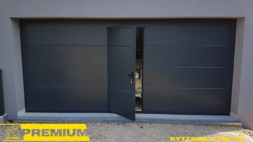 Откатные ворота с калиткой. Как сделать откатные ворота своими руками 01