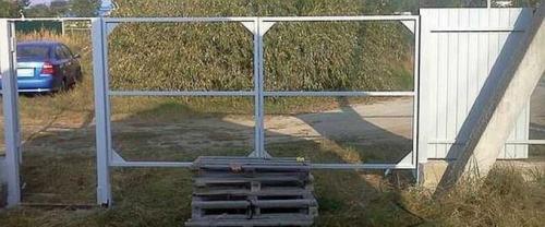 Ворота из профилированного листа. Конструкция створок