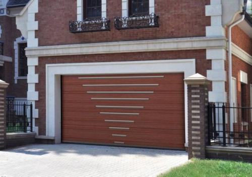 Особенности и принцип конструкции секционных ворот. Виды подъемов ворот 06