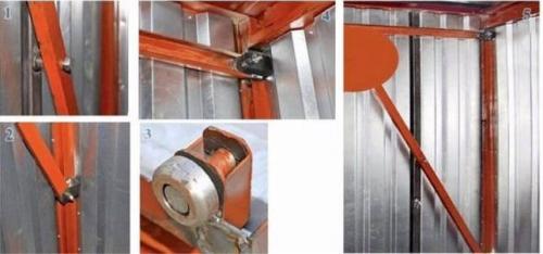 Особенности и принцип конструкции секционных ворот. Виды подъемов ворот 05