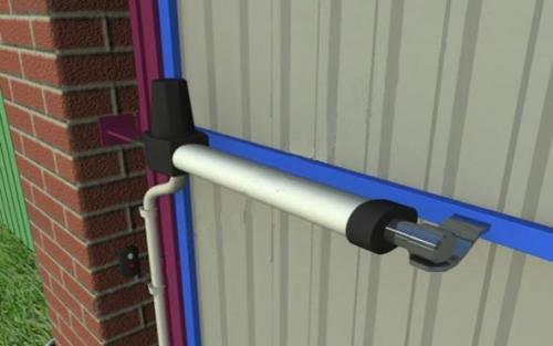 Установка автоматических ворот. Установка приводов распашных ворот