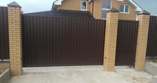 Пошаговая подробная инструкция установки откатных ворот. Преимущества откатных ворот 02