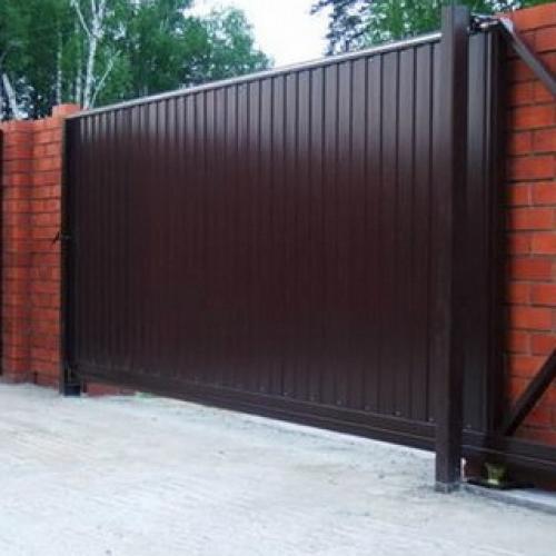 Пошаговая подробная инструкция установки откатных ворот. Преимущества откатных ворот 01