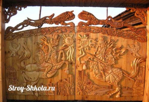 Как правильно навесить деревянные ворота. Ворота деревянные своими руками — подробная инструкция