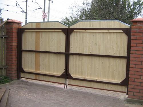 Как сделать самому деревянные ворота. Изготовление ворот из дерева