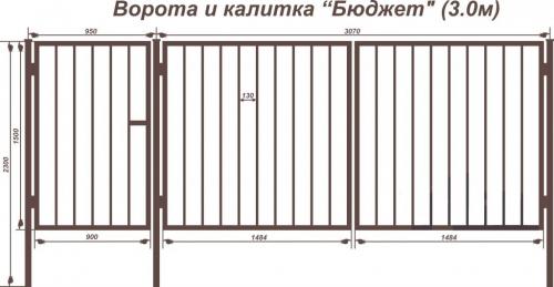 Ворота для частного дома деревянные с металлическим каркасом. Изготовление ворот из дерева