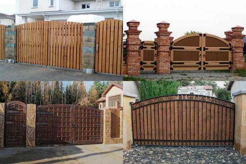 Как правильно навесить деревянные ворота. Виды деревянных ворот
