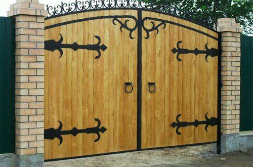 Деревянные ворота своими руками чертежи. Изготовление деревянных ворот своими руками