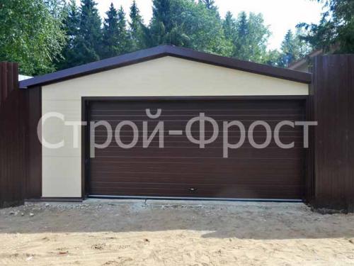 Ворота для гаража на 2 машины. Гараж на 2 машины с одними воротами или двумя?