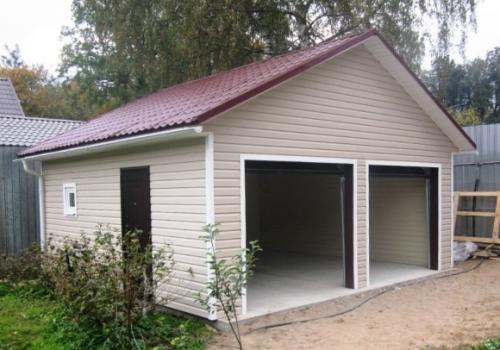 Размеры гаража на 2 машины в длину. Гараж на 2 машины: размер и преимущества
