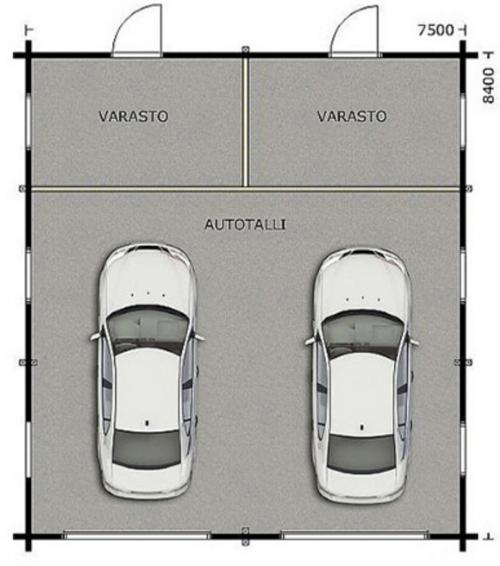 Размеры гаража на 2 машины в длину. Гараж на 2 машины: размер и преимущества