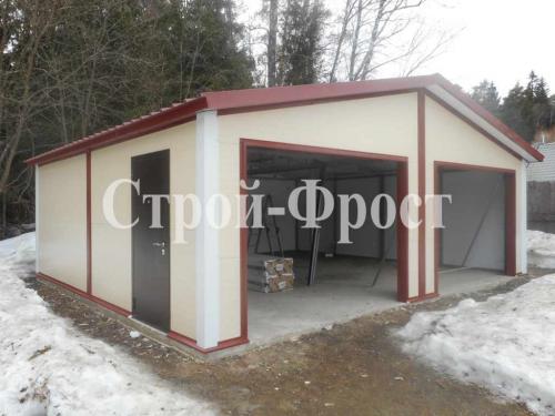 Ворота для гаража на 2 машины. Гараж на 2 машины с одними воротами или двумя?