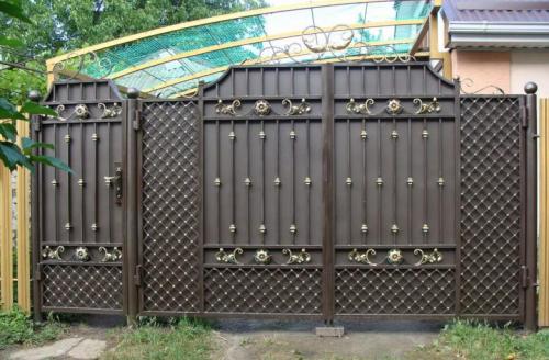 Распашные ворота с автоматикой чертежи. Распашные ворота: виды и особенности конструкции 07 Распашные ворота с автоматикой чертежи. Распашные ворота: виды и особенности конструкции 07