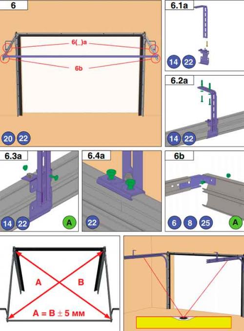 КАК установить гаражные ворота DoorHan.. Инструкция по монтажу секционных ворот RSD01. Часть 1