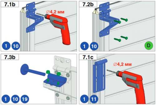 КАК установить гаражные ворота DoorHan.. Инструкция по монтажу секционных ворот RSD01. Часть 1