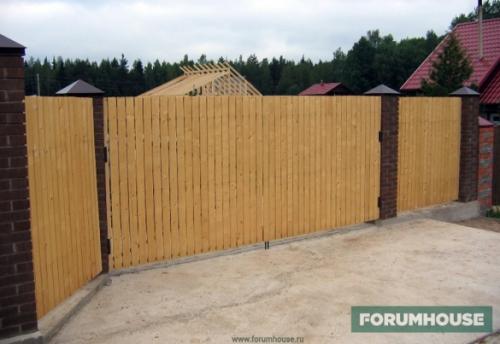 Оптимальная ширина въездных ворот 05 Оптимальная ширина въездных ворот 05