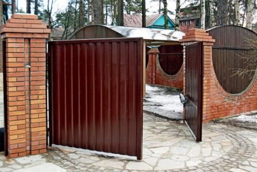 Оптимальная ширина въездных ворот 06 Оптимальная ширина въездных ворот 06