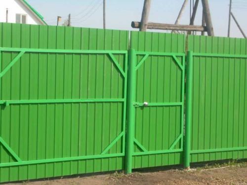 Как сделать красивые ворота из профнастила. Ворота из профнастила: как построить своими руками красивые и качественные ворота (155 фото + видео)