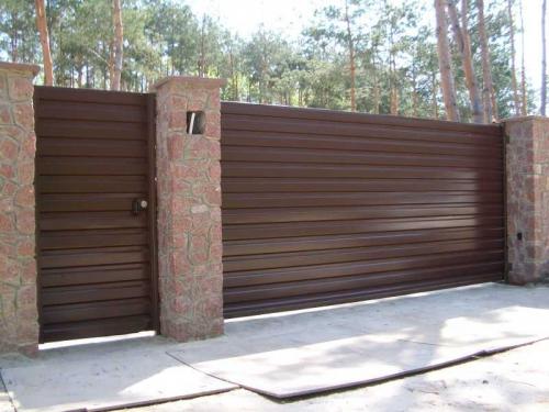 Как сделать красивые ворота из профнастила. Ворота из профнастила: как построить своими руками красивые и качественные ворота (155 фото + видео)