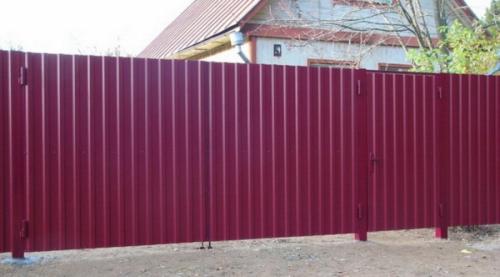 Ворота из металлопрофиля своими руками. Основные достоинства 38 Ворота из металлопрофиля своими руками. Основные достоинства 38