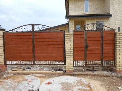 Ворота из профильной трубы 40х20 своими руками. Как изготовить своими руками ворота из профильной трубы?