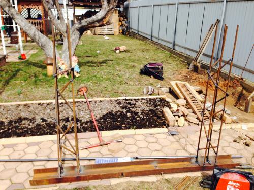 Закладная под откатные ворота размеры. Схема бетонирования закладной (столбчатый вариант)