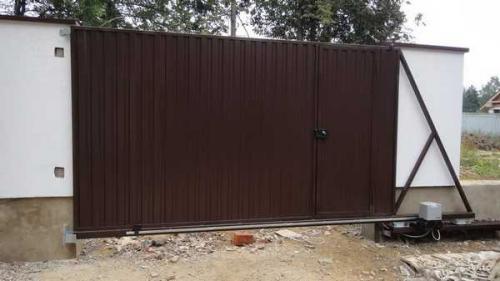 Столбчатый фундамент для откатных ворот. Как сделать фундамент под откатные ворота: схемы, фото и видео