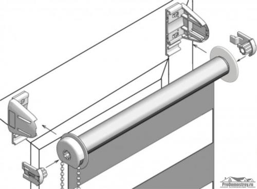 Рулонная штора prakto установка. Как установить рулонные шторы: пошаговая инструкция с описанием процесса