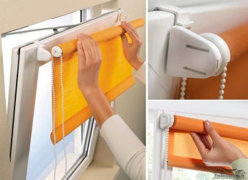 Рулонная штора prakto установка. Как установить рулонные шторы: пошаговая инструкция с описанием процесса