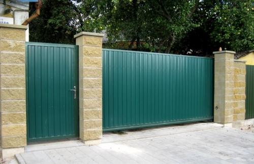 Автоматические ворота с дистанционным управлением в Москве. Варианты ворот: 05