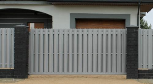 Автоматические ворота с дистанционным управлением в Москве. Варианты ворот: 09