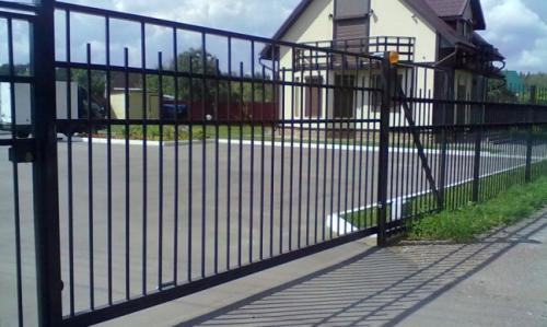 Автоматические ворота с дистанционным управлением в Москве. Варианты ворот: 10