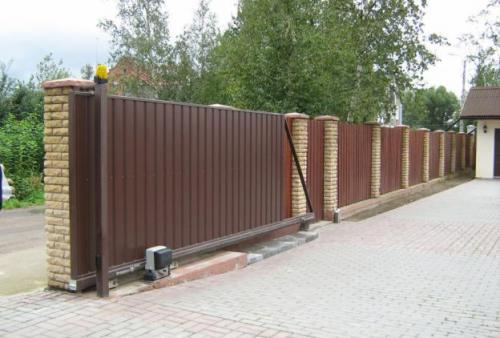 Какие лучше ворота откатные или распашные. Геометрия въезда, проёма.