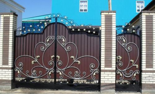 Красивые ворота своими руками. Ворота своими руками – 120 фото, чертежей и эскизов не сложных современных и классических вариантов ворот