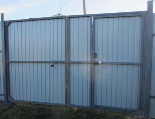 Изготовление ворот своими руками. Ворота своими руками откатные или распашные во двор и на дачу - схемы и чертежи, крутые фото идеи 02