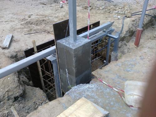 Столбчатый фундамент для откатных ворот. Выбор типа фундамента