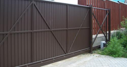 Чертежи откатные ворота своими руками простые. Откатные ворота своими руками: чертежи, схемы, эскизы конструкций