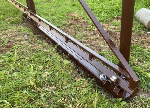 Самодельные откатные ворота на подшипниках. Откатные ворота. Мой опыт. Схема Якселя