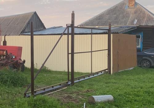 Самодельные откатные ворота на подшипниках. Откатные ворота. Мой опыт. Схема Якселя