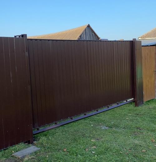 Самодельные откатные ворота на подшипниках. Откатные ворота. Мой опыт. Схема Якселя