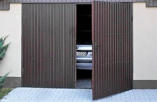 Монтаж ворот в гараже. Виды гаражных ворот